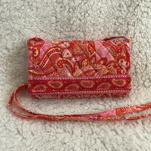 VeraBradley Sherbert Little Betsy Paisley Crossbod